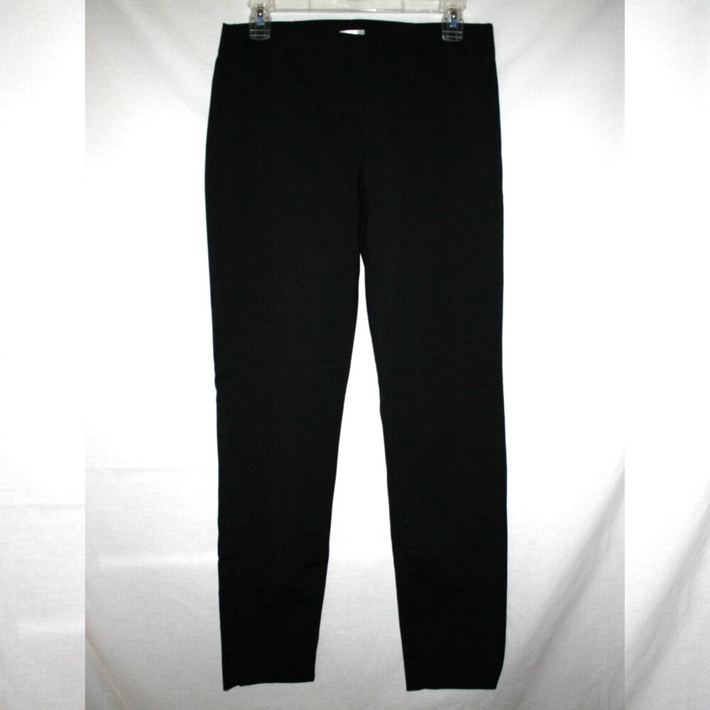 Ecru Springfield Black Slim Fit Pull-on Pant Size 4